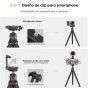  Mini Tripié para cámara K&F Concept, minisoporte flexible y versátil MS01