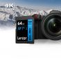 Memoria Lexar 64GB 800X SDXC/UHS-I U3 Clase 10