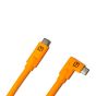 Cable Tether Tools USB-C a USB-C Ángulo Recto 9.4m con TetherBoost