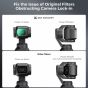 Filtro Difusor K&F Concept negro de 1/4 con revestimiento verde de la serie Nano-X para DJI Osmo Pocket 3