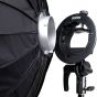 Softbox Handy Godox cuadrado 80x80cm, con adaptador Speedlights S2 y Flashes V1 plegable (SGUV8080)