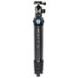 Tripie Sirui de cámaras de carbono impermeable con cabeza de bola de 360°,de viaje ST-124+ST-10X