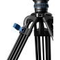 Tripie Sirui de Video de fibra de carbono SQ75 con cabezal hidráulico S5