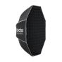 Softbox Octagonal Godox Tipo Sombrilla UL-BOX -OCTA-90cm con Grid - Montura Bowens