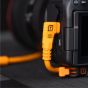 Cable Tether Tools TetherPro Optima 10G USB-C Right Angle 1.8m - Naranja (CUC06RTG2B-ORG)