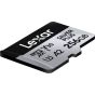 Memoria Lexar Micro 256GB SDXC SILVER PLUS UHS-I U3 V30 A2 205MB/s read, 150MB/s write speed