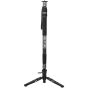 Monopié modular Sirui SVM-145P de fibra de carbono con ajuste rápido y base de 3 patas con pedal