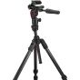 KIT DE TRIPIE MANFROTTO MKBFRTA4GTFB3W BEFREE GT FB HYBRID ALUMINIO C/ CABEZA 3 MOVIMIENTOS