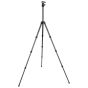 Tripie Sirui de cámaras de carbono impermeable con cabeza de bola de 360°,de viaje ST-124+ST-10X