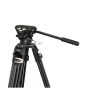 Tripie AD-01 SmallRig 3751B de Uso Rudo con Cabezal Fluido