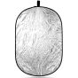 Disco Reflector Plegables 5 En 1, Juego de 5 rebotadores de luz plegables de 120x180cm