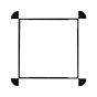 Conector Plano Cuadrado APUTURE para paneles LED INFINIBAR 