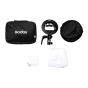Softbox Handy Godox cuadrado 80x80cm, con adaptador Speedlights S2 y Flashes V1 plegable (SGUV8080)
