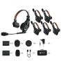 Hollyland Solidcom C1 Pro-6S Sistema de Intercomunicación Full-Duplex con 6 Headsets