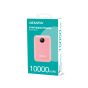 Cargador Portatil Digital Powerbank Adata 10000mAh tipo C Rosa