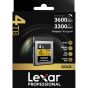 Memoria Lexar 4TB CFexpress Type B 3600 MB/s write 3300 MB/s read Professional Card Gold