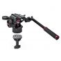 KIT DE CABEZA FLUIDA DE VÍDEO MANFROTTO NITROTECH N8 CON TRIPIÉ 535 + IMPERMEABLE MB PL-RC-1