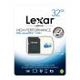 Tarjeta De Memoria Lexar 32GB Microsdhc High Performance UHS-I Con Adaptador SD Clase 10 300X 45MB/S