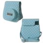 ESTUCHE DE TELA INSTAX MINI 8 C/PUNTOS AZUL