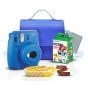 Cámara Fujifilm Instax Mini 9 Cobalto Azul Instantánea kit de inicio con estuche y accesorios