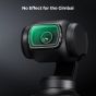Filtro Difusor K&F Concept negro de 1/4 con revestimiento verde de la serie Nano-X para DJI Osmo Pocket 3