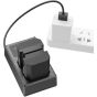 Kit de 2 Baterías NP-FZ100 y Cargador Dual SmallRig 3824B, 2040mAh / 14.69Wh