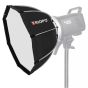 Caja Suavizadora de Luz Octabox Automatico de 55cm Para Bowens