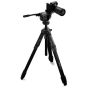 Kit Tripie Manfrotto MKONEA-500X Aluminio C/ Cabezal Fluido 500X Y Sistema Xchance (NEGRO)