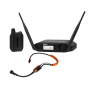 Micrófono Shure Cardioide en diadema SM31, transmisor de cuerpo GLXD1+receptor GLXD4+bateria SB904