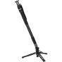 Monopié modular Sirui SVM-145P de fibra de carbono con ajuste rápido y base de 3 patas con pedal