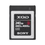 Tarjeta De Memoria Sony  240GB XQD Serie G  Transfer Speed: 440MB/S, Writing Speed 400MB/S