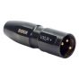 Adaptador TRS hembra a XLR macho de bloqueo de 3,5 mm con convertidor de corriente