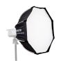 Softbox Mini Dome APUTURE es un Modificador de 8 caras con un diámetro de 58cm