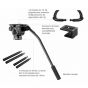 Cabezal Fluida Con Rig Hunter Series De Wondlan + Accesorios RS102
