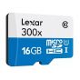 Tarjeta De Memoria Lexar 16GB MicroSDHC High Performance UHS-I Con Adaptador SD Clase 10 300X 45MB/S