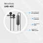 Micrófono Alámbrico Godox Lavalier Dual LMD-40C Omnidireccional TRRS