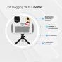 Kit para Grabación Godox Vlogging VK1-LT para Celular Lightning con Jaula
