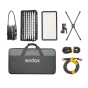 Kit Panel LED Flexible Godox FL100R RGB 30x60cm con Accesorios (RECTANGULAR)