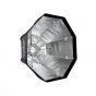 Caja suavizadora de luz Octagonal tipo Sombrilla con Montura Bowens, es retractil, diámetro 80cm