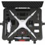 Estuche Rigido Con Ruedas Negro Con Foam Para DJI Phantom Vision 2 HPRC2700WPHA2
