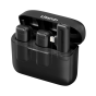 Micrófono Ulanzi Inalámbrico Lavalier J12 Bluetooth para iPhone (Color Negro)