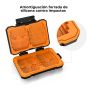 Mini Estuche K&F Concept Rígido con 25 ranuras para Tarjetas de memoria SD/CF/XQD/SIM Anti-Shock
