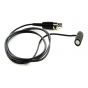 Micrófono Shure Lavalier Cardioide WL185, con cable de 1.2m y conector Tini Q-G 

