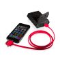 Cable USB Calamari 3 En 1 Lightning, 30 Pin, Micro USB Rojo Outdoor Tech