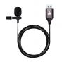 Micrófono Lavalier Maono de Solapa cuenta con un conector USB ( AU-UL10)