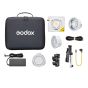 Kit Lámpara Led Bicolor Godox ML100Bi (lente de 36° y kit de empuñadura con montura en V)