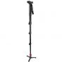 Monopie De Aluminio Manfrotto 562B-1 4 Secciones Negro Alt. Max. 193cms.
