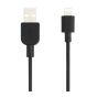 CABLE LIGHTNING, (100CM) COLOR NEGRO