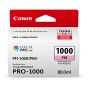Tinta Canon PFI-1000 PM Magenta 80ML Lucia Pro Photo