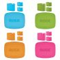 RODE COLOURS es un conjunto de tapas de colores y etiquetas de cable para usar con el NT-USB Mini.